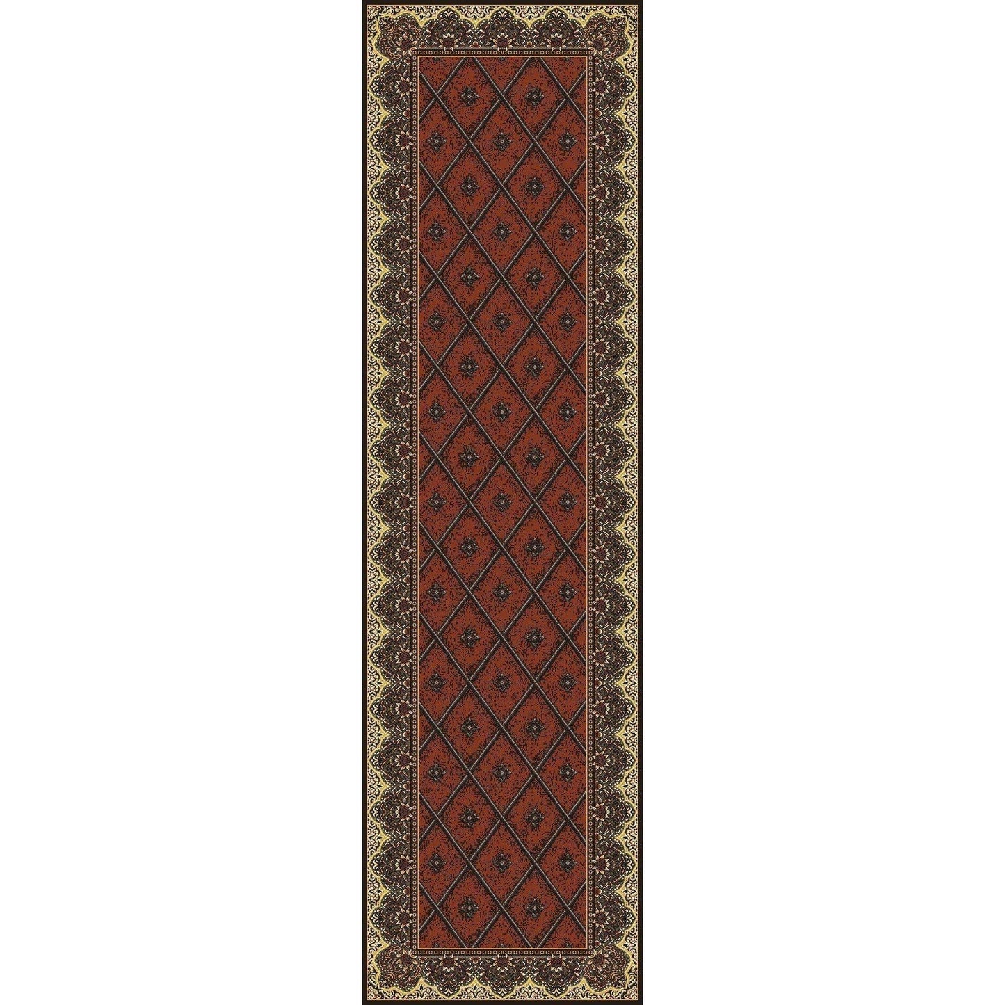Peak Seeker - Chestnut-CabinRugs Southwestern Rugs Wildlife Rugs Lodge Rugs Aztec RugsSouthwest Rugs