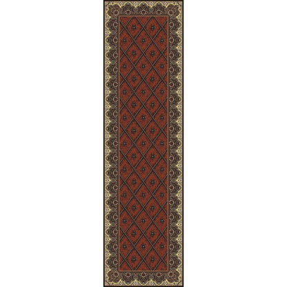 Peak Seeker - Chestnut-CabinRugs Southwestern Rugs Wildlife Rugs Lodge Rugs Aztec RugsSouthwest Rugs