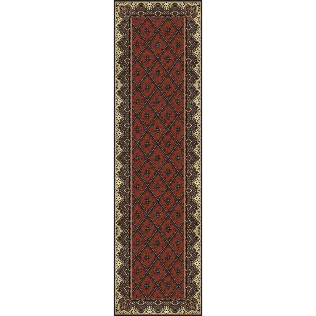 Peak Seeker - Chestnut-CabinRugs Southwestern Rugs Wildlife Rugs Lodge Rugs Aztec RugsSouthwest Rugs