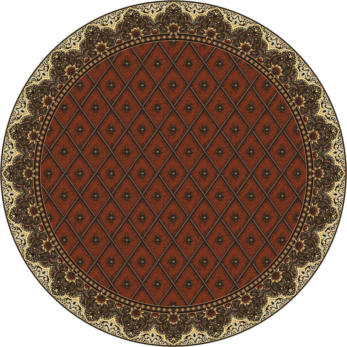 Peak Seeker - Chestnut-CabinRugs Southwestern Rugs Wildlife Rugs Lodge Rugs Aztec RugsSouthwest Rugs