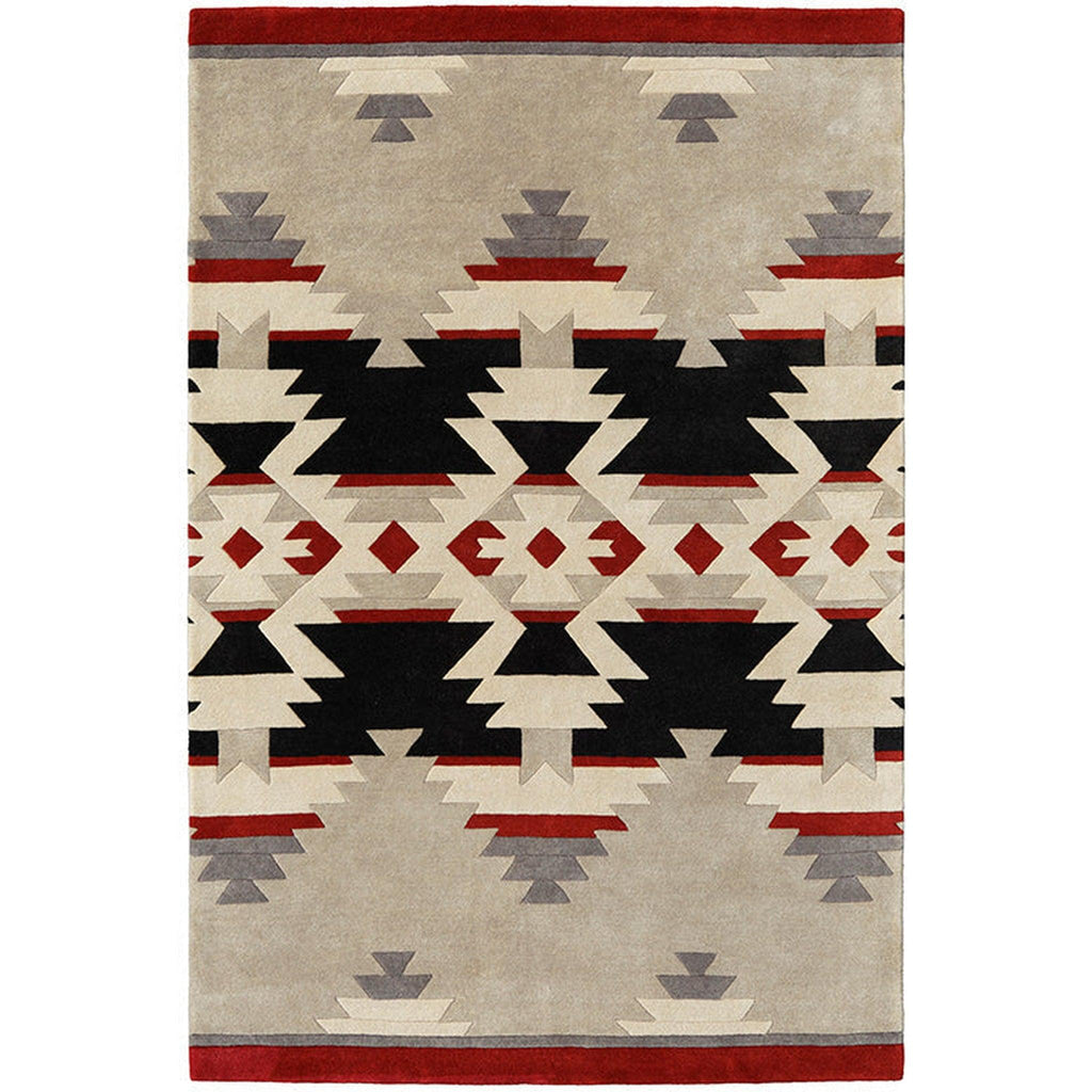 Pendleton Desert Diamond - Soft Grey - Cabin Rugs