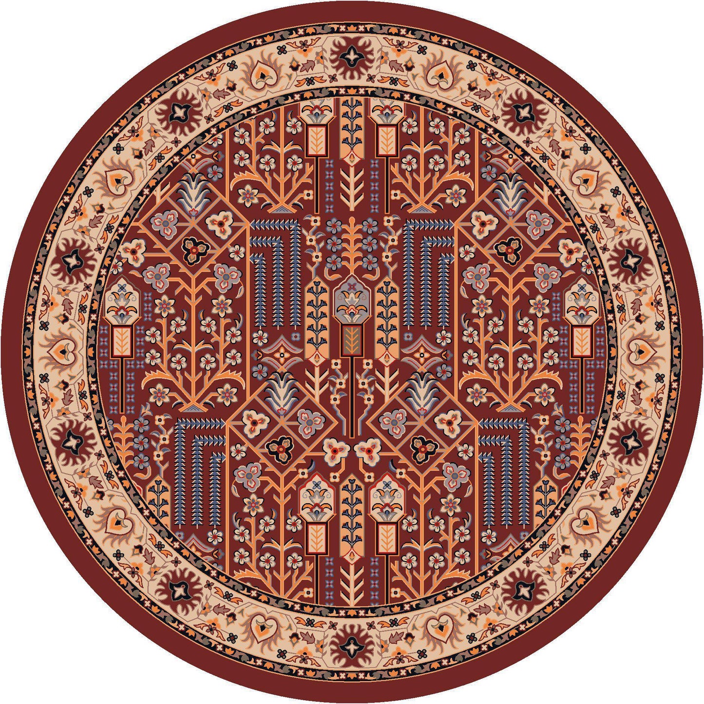 Persian Passage - Panache-CabinRugs Southwestern Rugs Wildlife Rugs Lodge Rugs Aztec RugsSouthwest Rugs