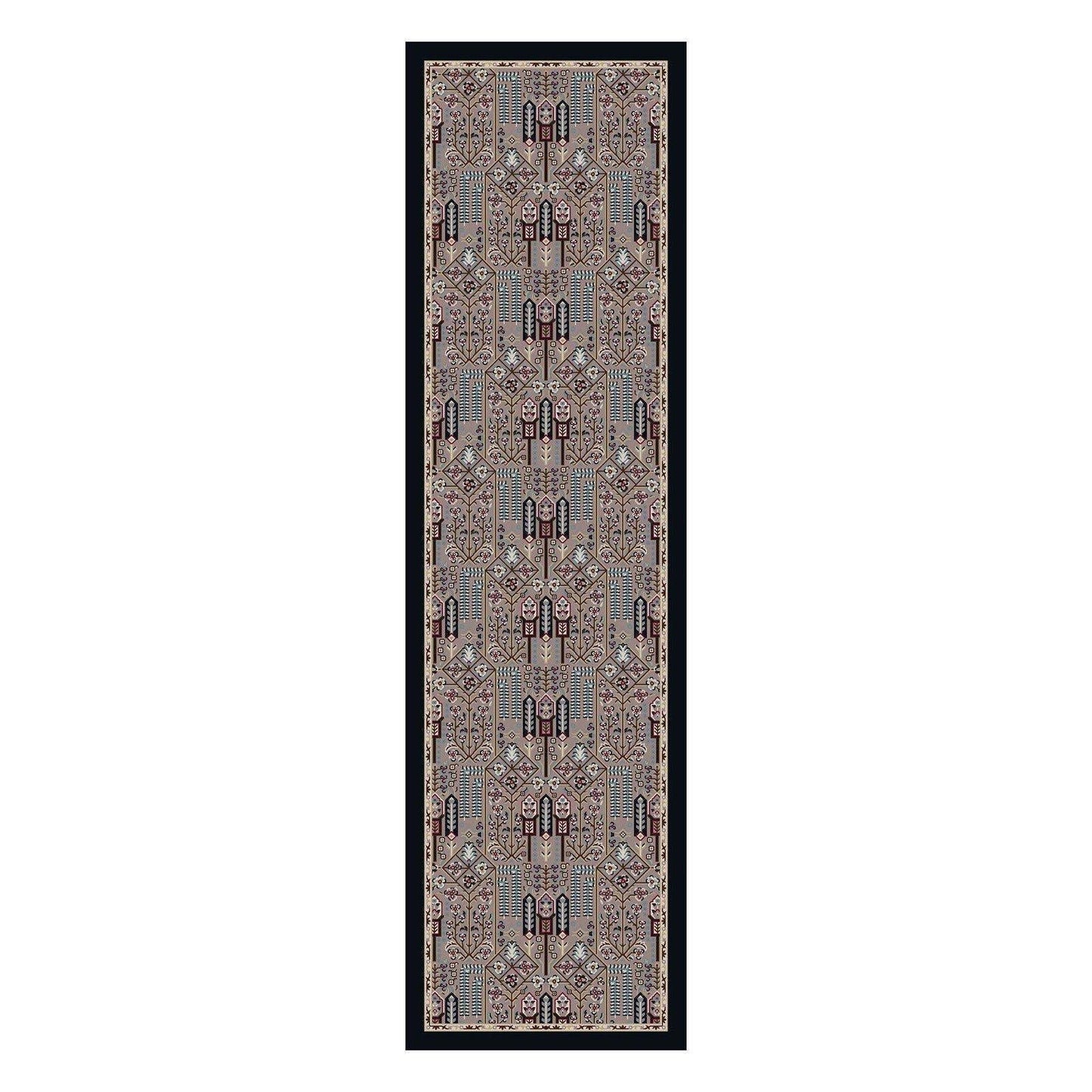 Persian Passage - Turquoise-CabinRugs Southwestern Rugs Wildlife Rugs Lodge Rugs Aztec RugsSouthwest Rugs