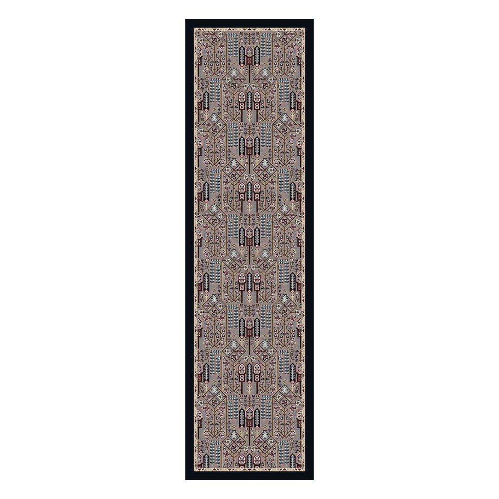 Persian Passage - Turquoise-CabinRugs Southwestern Rugs Wildlife Rugs Lodge Rugs Aztec RugsSouthwest Rugs