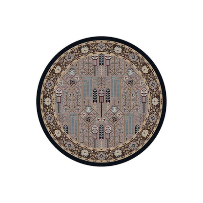 Persian Passage - Turquoise-CabinRugs Southwestern Rugs Wildlife Rugs Lodge Rugs Aztec RugsSouthwest Rugs