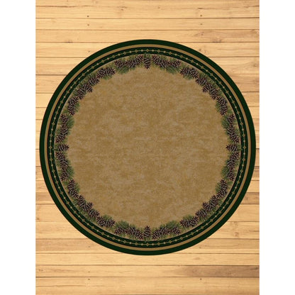 Pine Peak - Green-CabinRugs Southwestern Rugs Wildlife Rugs Lodge Rugs Aztec RugsSouthwest Rugs