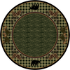 Pinecones & Bears-CabinRugs Southwestern Rugs Wildlife Rugs Lodge Rugs Aztec RugsSouthwest Rugs