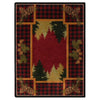 Plaid Outdoorsman-CabinRugs Southwestern Rugs Wildlife Rugs Lodge Rugs Aztec RugsSouthwest Rugs