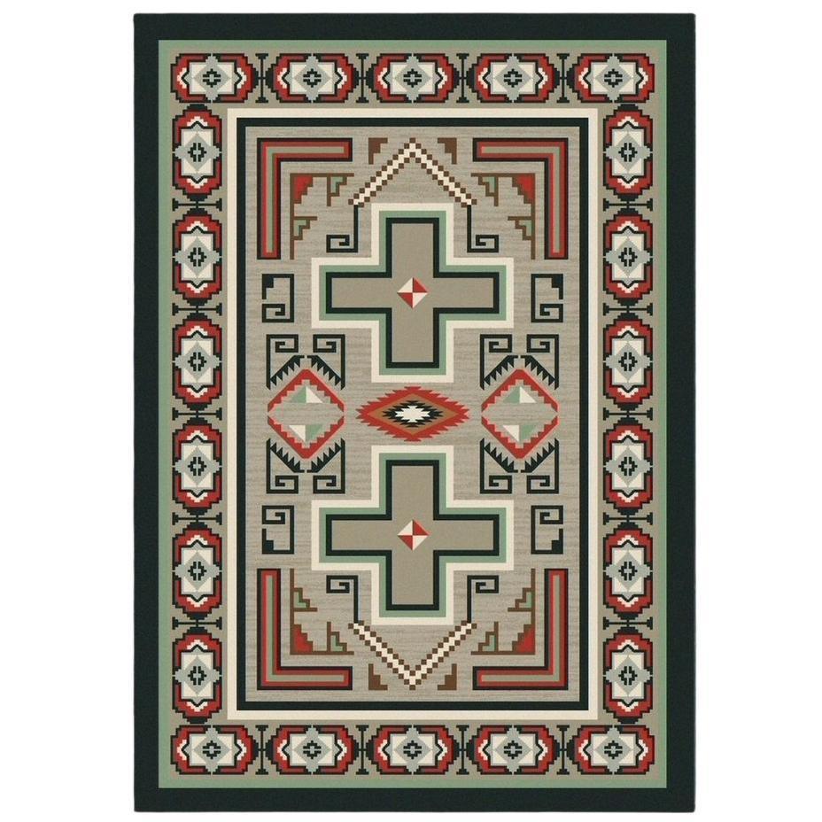 Rain Dance-CabinRugs Southwestern Rugs Wildlife Rugs Lodge Rugs Aztec RugsSouthwest Rugs