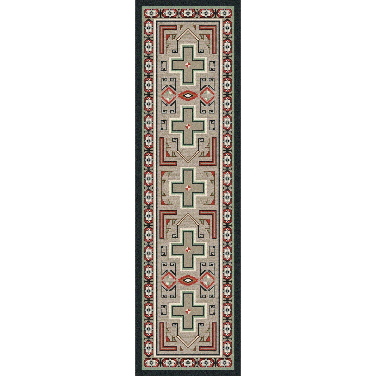 Rain Dance-CabinRugs Southwestern Rugs Wildlife Rugs Lodge Rugs Aztec RugsSouthwest Rugs