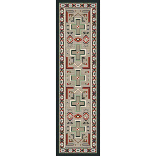 Rain Dance-CabinRugs Southwestern Rugs Wildlife Rugs Lodge Rugs Aztec RugsSouthwest Rugs