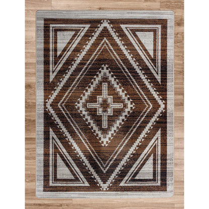 Rim Shot - Earthen-CabinRugs Southwestern Rugs Wildlife Rugs Lodge Rugs Aztec RugsSouthwest Rugs