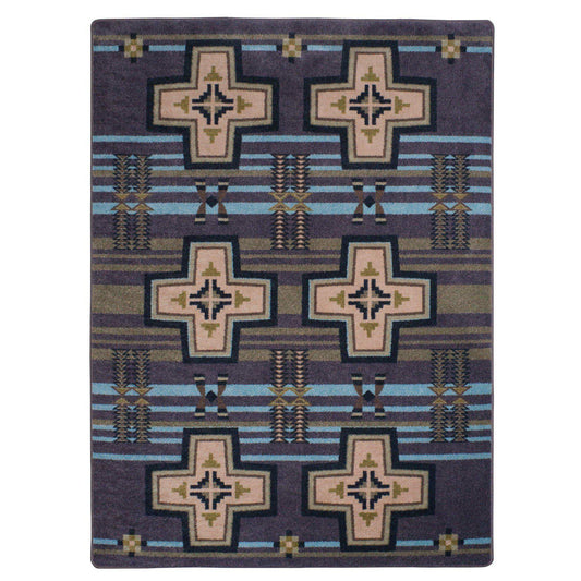 Rio Grande - Night Sky-CabinRugs Southwestern Rugs Wildlife Rugs Lodge Rugs Aztec RugsSouthwest Rugs