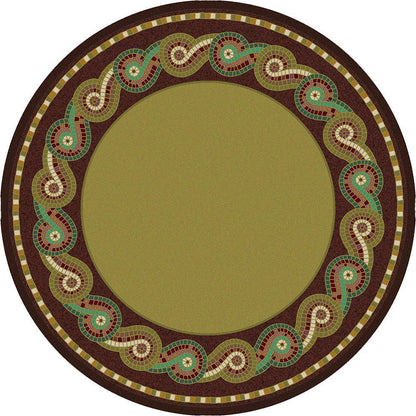 Roaring River-CabinRugs Southwestern Rugs Wildlife Rugs Lodge Rugs Aztec RugsSouthwest Rugs