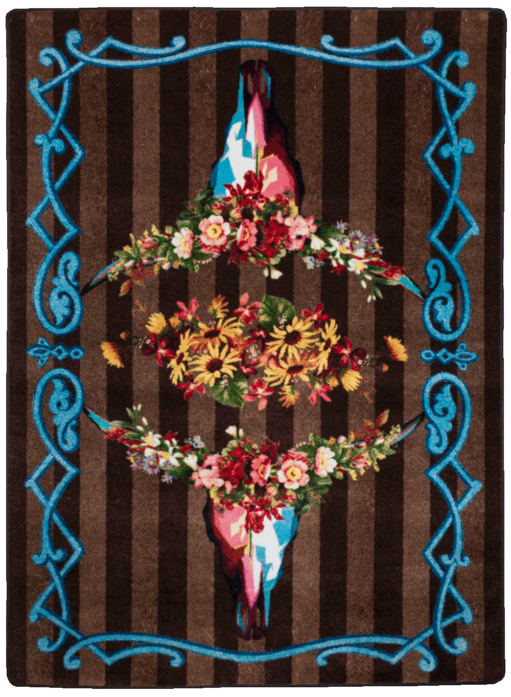 Ruiz Floral Longhorn | Chocolate