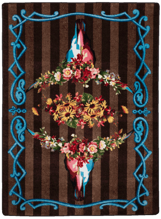 Ruiz Floral Longhorn | Chocolate