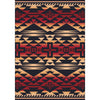 Rustic Crucifix - Burnt Red-CabinRugs Southwestern Rugs Wildlife Rugs Lodge Rugs Aztec RugsSouthwest Rugs