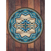 Rustic Crucifix - Turquoise Indigo-CabinRugs Southwestern Rugs Wildlife Rugs Lodge Rugs Aztec RugsSouthwest Rugs