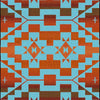 Sacred Trail - Red Burst - Cabin Rugs