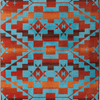 Sacred Trail - Red Burst - Cabin Rugs