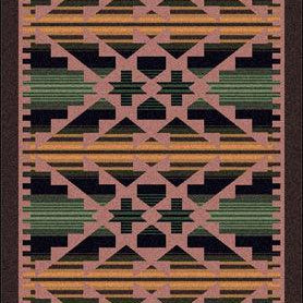 Saddle Blanket - Periwinkle - Cabin Rugs
