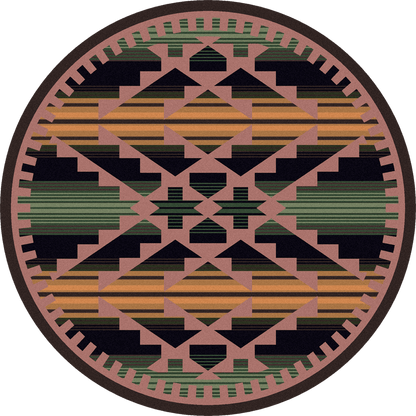 Saddle Blanket - Periwinkle - Cabin Rugs