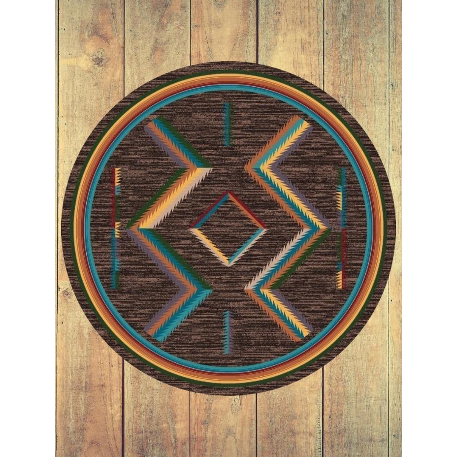 Sand Glass - Bright-CabinRugs Southwestern Rugs Wildlife Rugs Lodge Rugs Aztec RugsSouthwest Rugs