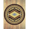 Sand Storm - Blue-CabinRugs Southwestern Rugs Wildlife Rugs Lodge Rugs Aztec RugsSouthwest Rugs