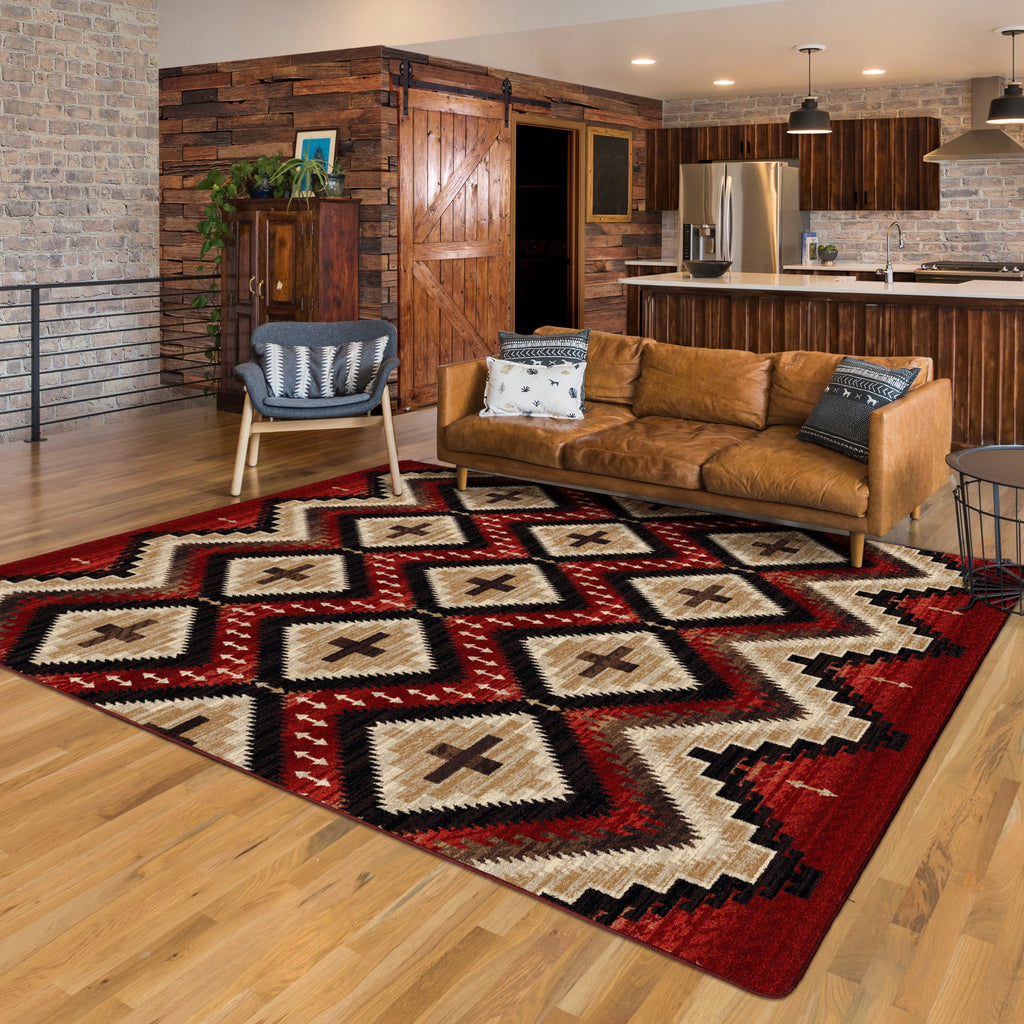 Seeker|Fire Brick Rug