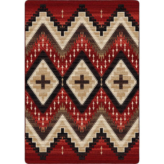 Seeker|Fire Brick Rug