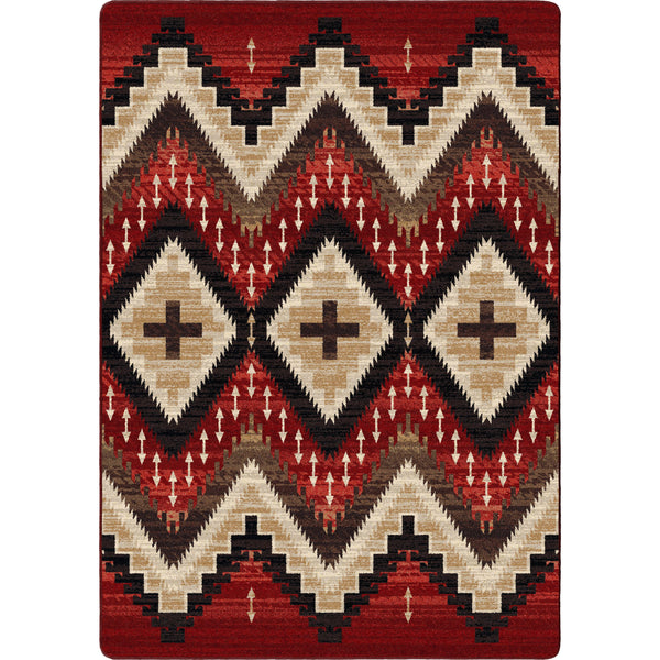 Seeker|Fire Brick Rug