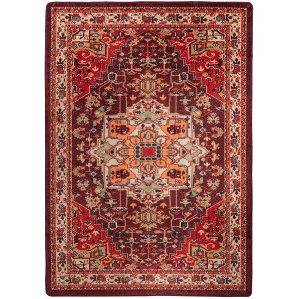 Silk Road - Blaze-CabinRugs Southwestern Rugs Wildlife Rugs Lodge Rugs Aztec RugsSouthwest Rugs