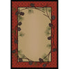 Simple Pines - Red Plaid-CabinRugs Southwestern Rugs Wildlife Rugs Lodge Rugs Aztec RugsSouthwest Rugs