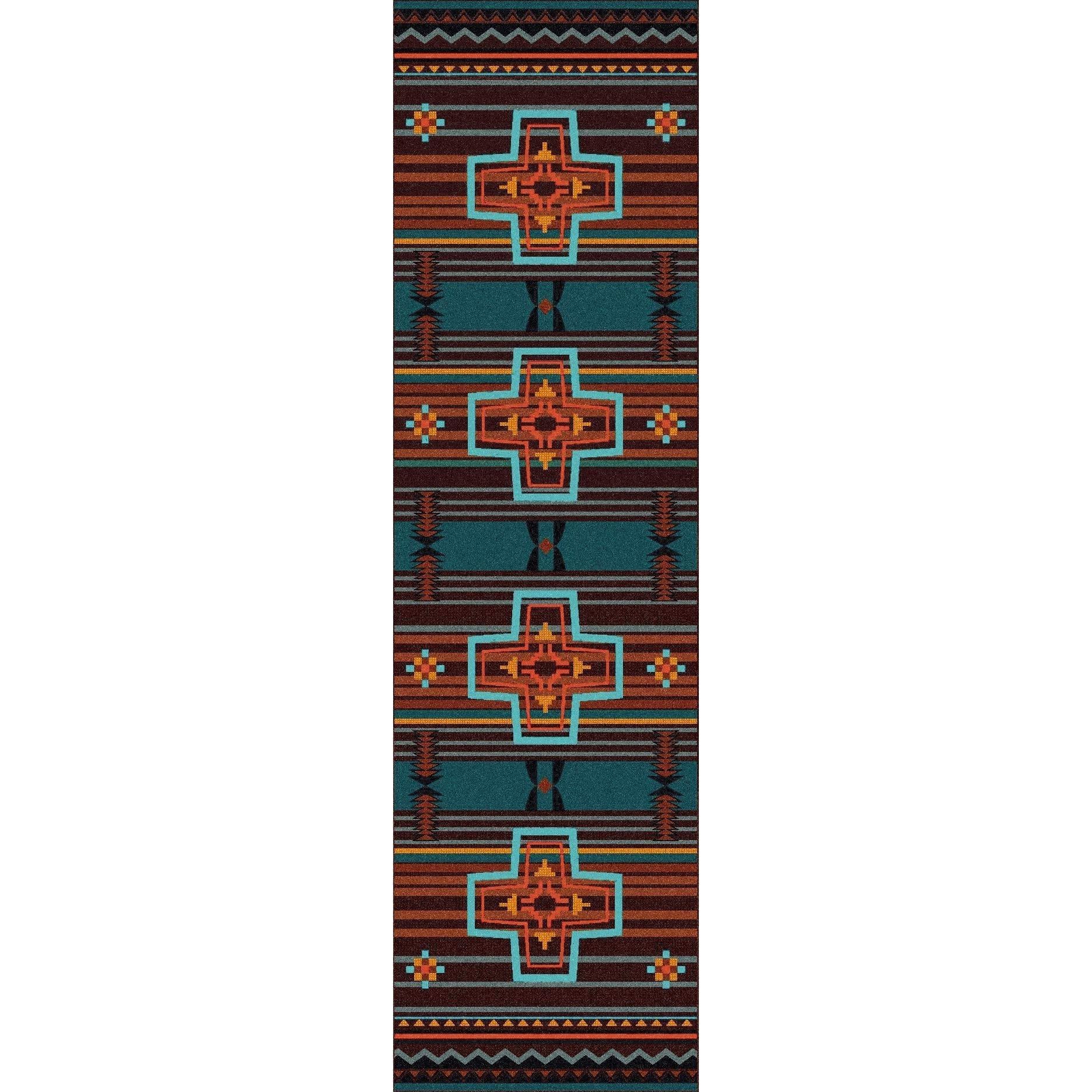 Southwest Abrazos - Sunset-CabinRugs Southwestern Rugs Wildlife Rugs Lodge Rugs Aztec RugsSouthwest Rugs