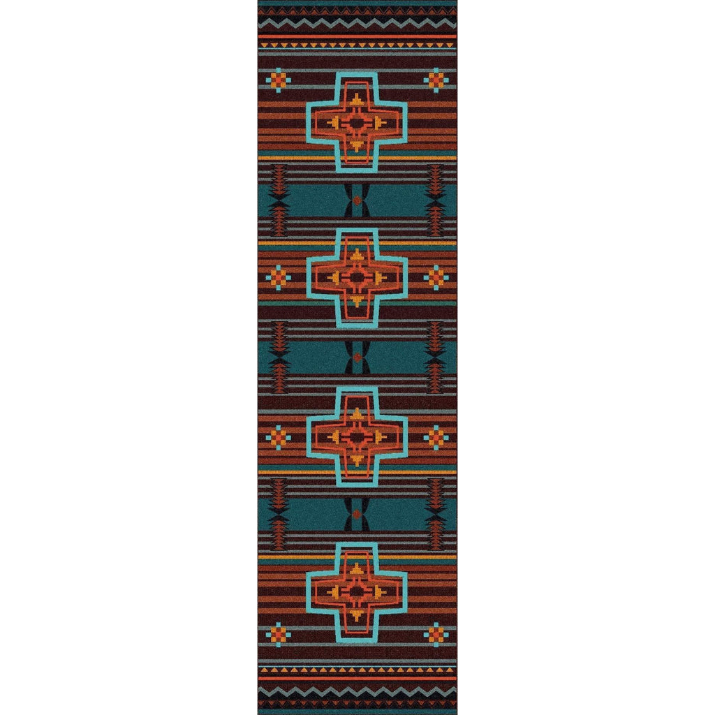 Southwest Abrazos - Sunset-CabinRugs Southwestern Rugs Wildlife Rugs Lodge Rugs Aztec RugsSouthwest Rugs