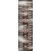 Southwest Archers Distressed - Brown-CabinRugs Southwestern Rugs Wildlife Rugs Lodge Rugs Aztec RugsSouthwest Rugs