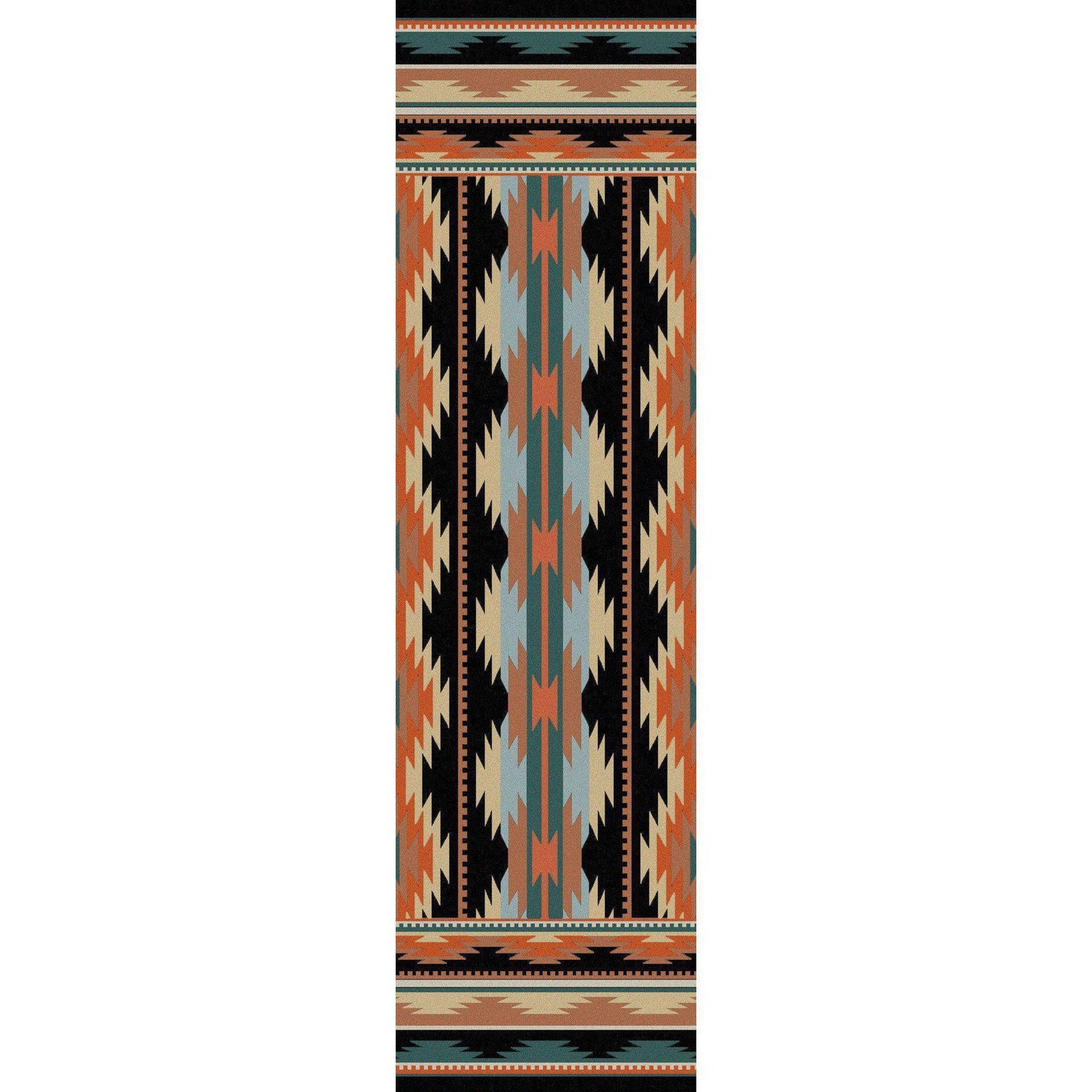 Southwest Medicine - Dark-CabinRugs Southwestern Rugs Wildlife Rugs Lodge Rugs Aztec RugsSouthwest Rugs