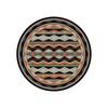 Southwest Medicine - Dark-CabinRugs Southwestern Rugs Wildlife Rugs Lodge Rugs Aztec RugsSouthwest Rugs