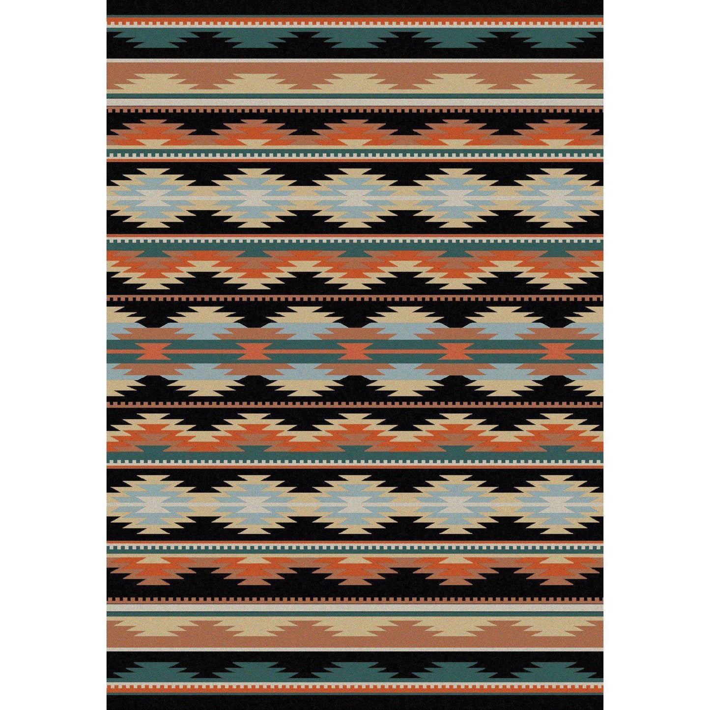 Southwest Medicine - Dark-CabinRugs Southwestern Rugs Wildlife Rugs Lodge Rugs Aztec RugsSouthwest Rugs