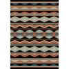 Southwest Medicine - Dark-CabinRugs Southwestern Rugs Wildlife Rugs Lodge Rugs Aztec RugsSouthwest Rugs