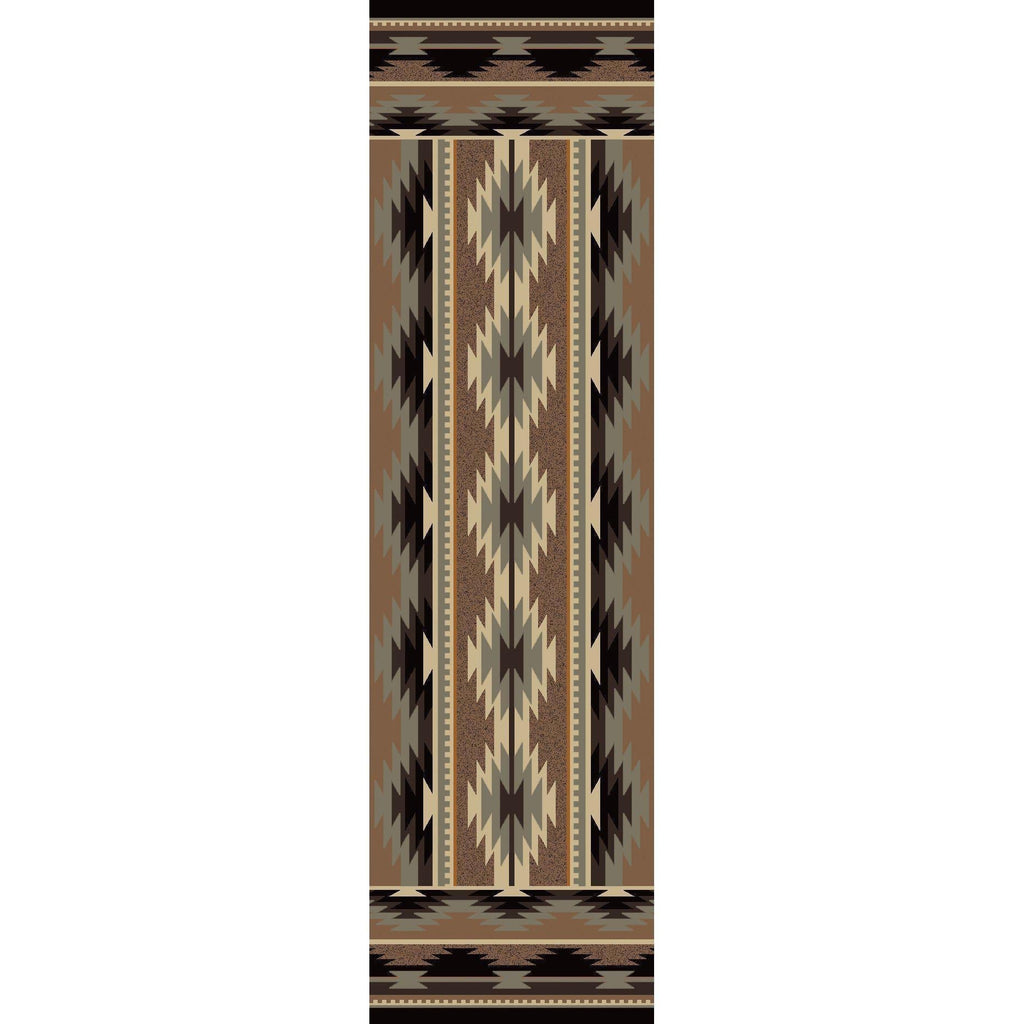 Southwest Medicine - Light-CabinRugs Southwestern Rugs Wildlife Rugs Lodge Rugs Aztec RugsSouthwest Rugs