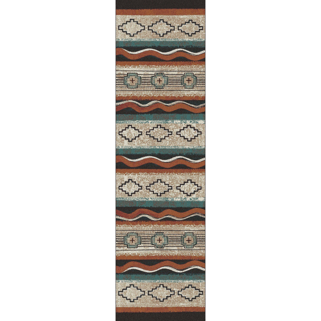 Southwest Memories - Buckskin-CabinRugs Southwestern Rugs Wildlife Rugs Lodge Rugs Aztec RugsSouthwest Rugs