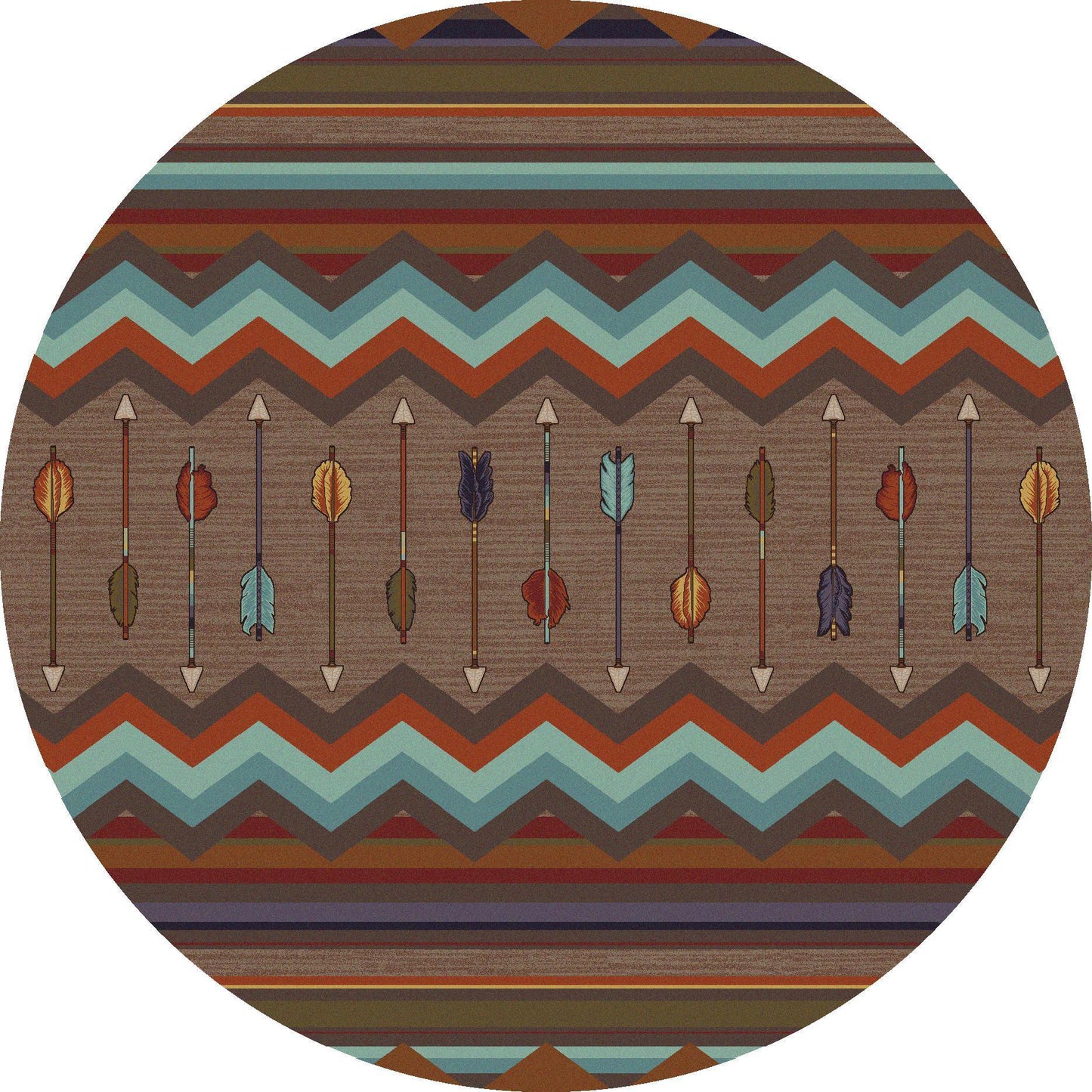 Southwest Rainbow - Rainbow-CabinRugs Southwestern Rugs Wildlife Rugs Lodge Rugs Aztec RugsSouthwest Rugs