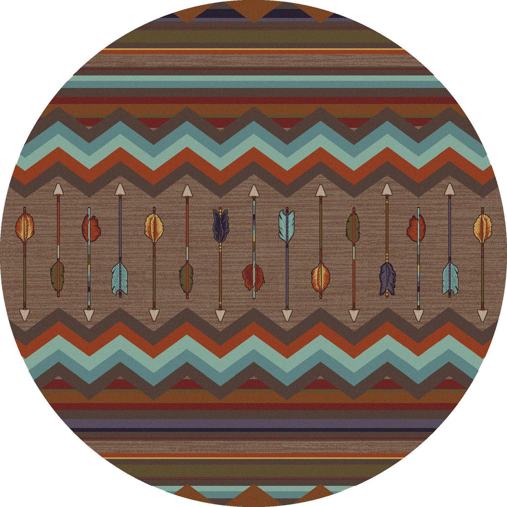 Southwest Rainbow - Rainbow-CabinRugs Southwestern Rugs Wildlife Rugs Lodge Rugs Aztec RugsSouthwest Rugs