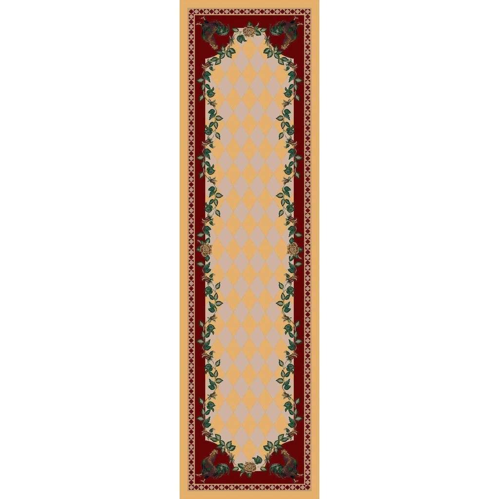 SouthWestern Farm - Yellow-CabinRugs Southwestern Rugs Wildlife Rugs Lodge Rugs Aztec RugsSouthwest Rugs