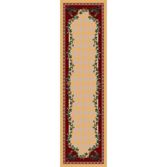 SouthWestern Farm - Yellow-CabinRugs Southwestern Rugs Wildlife Rugs Lodge Rugs Aztec RugsSouthwest Rugs