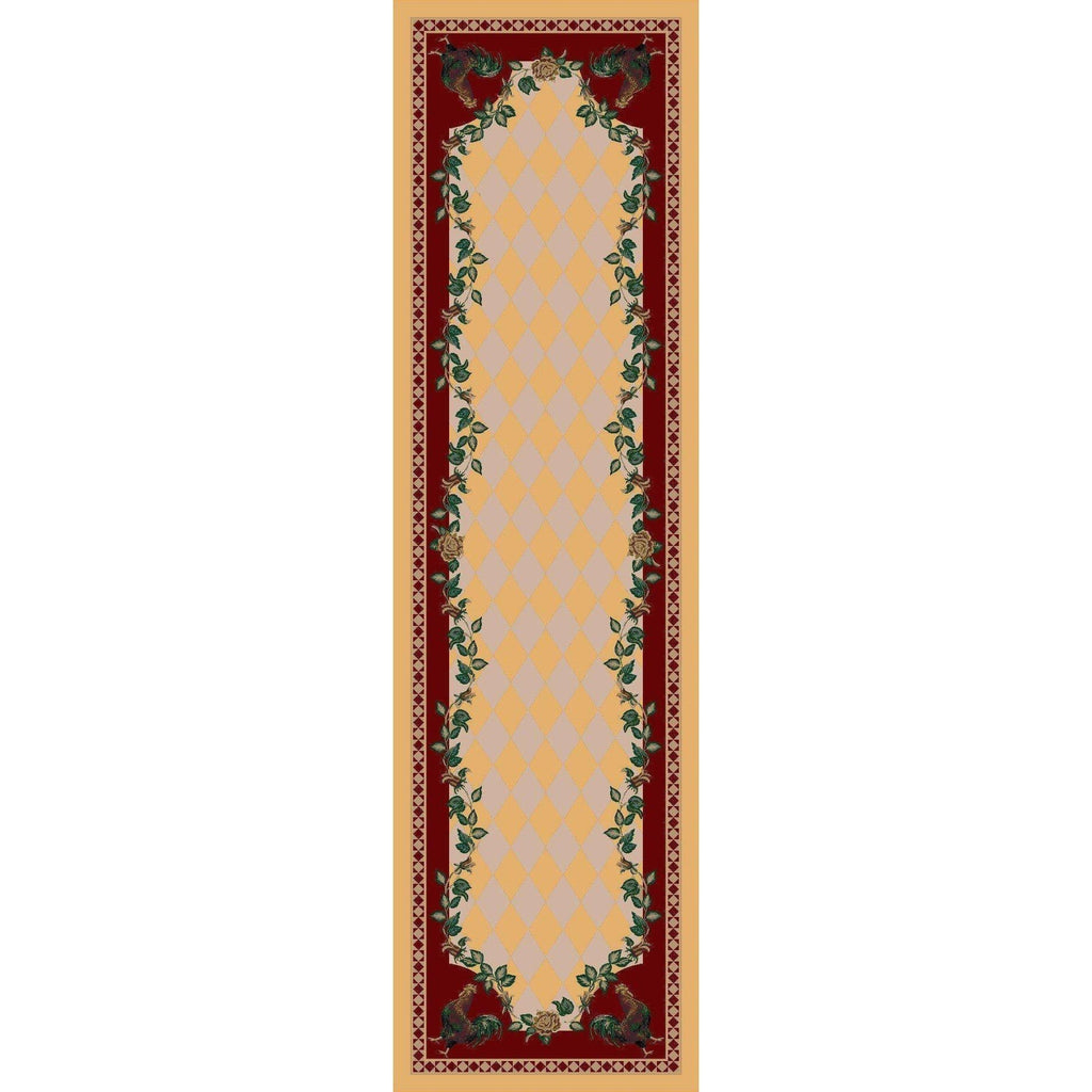 SouthWestern Farm - Yellow-CabinRugs Southwestern Rugs Wildlife Rugs Lodge Rugs Aztec RugsSouthwest Rugs