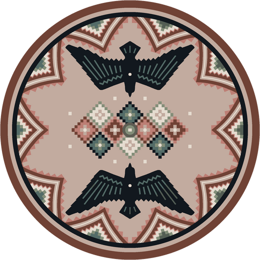 Spirit Dance - Multi-CabinRugs Southwestern Rugs Wildlife Rugs Lodge Rugs Aztec RugsSouthwest Rugs