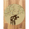 Springtime Moose - Natural-CabinRugs Southwestern Rugs Wildlife Rugs Lodge Rugs Aztec RugsSouthwest Rugs