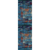 Sunset Canvas - Aqua-CabinRugs Southwestern Rugs Wildlife Rugs Lodge Rugs Aztec RugsSouthwest Rugs